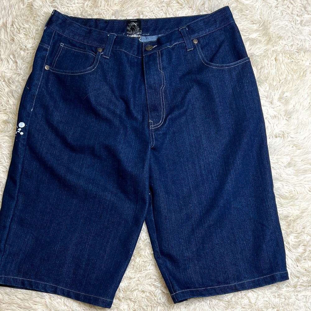 VTGE.RAW BLUE SHORTS